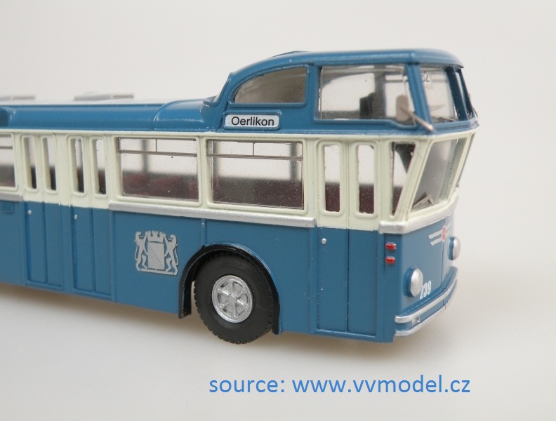 VBZ Hochlenker Giraff HO scale model bus