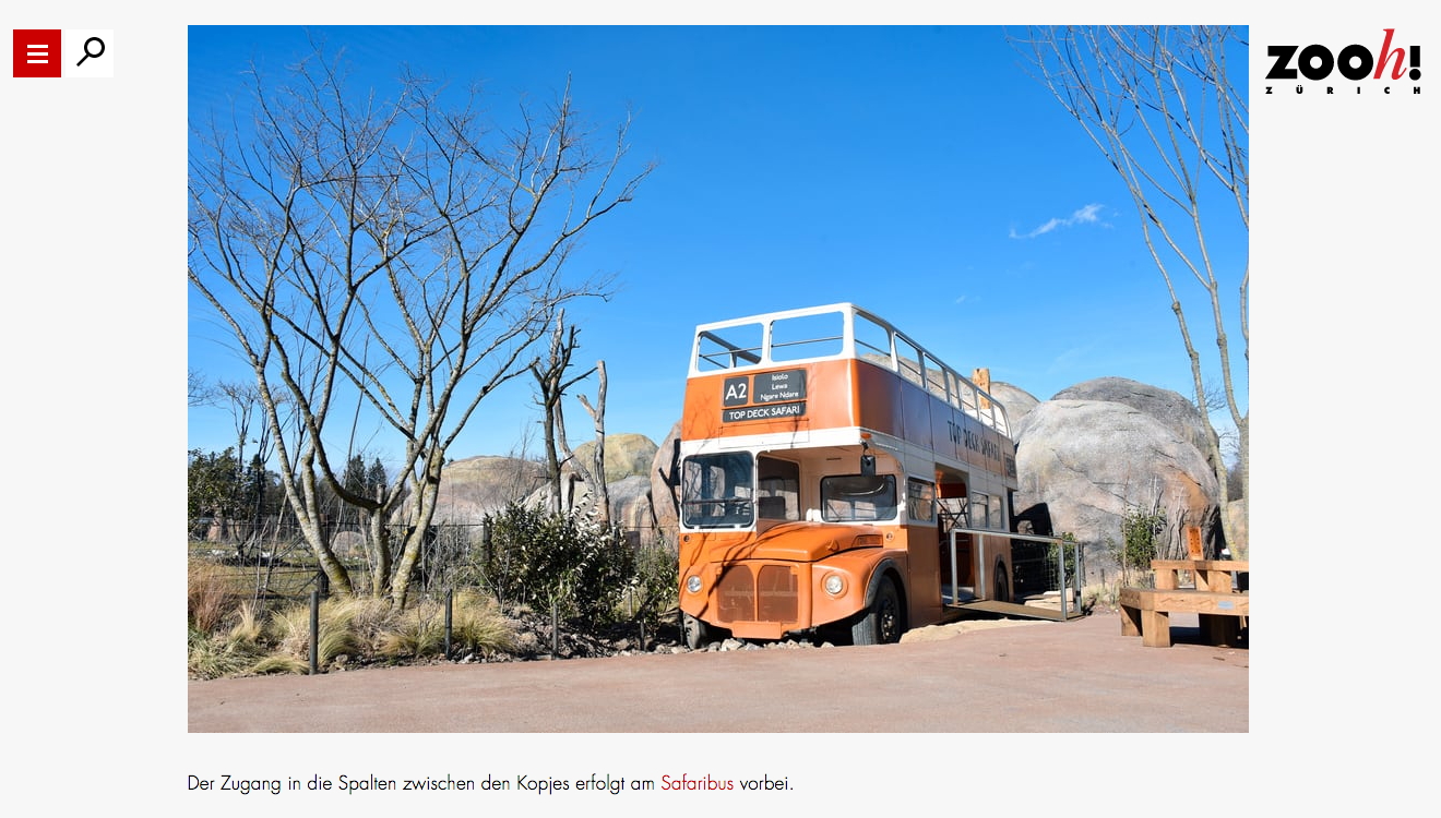 routemaster bus zurich zoo