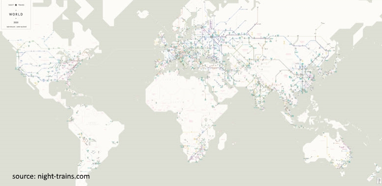 night trains world map