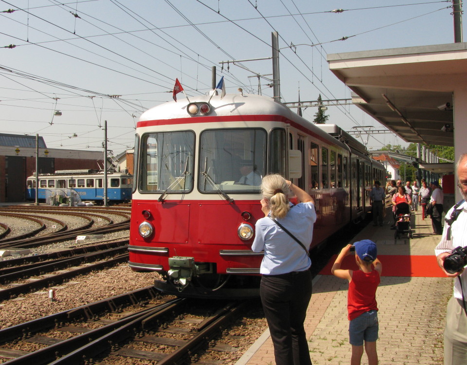 BDe 8/8 number 7 at Bremgarten