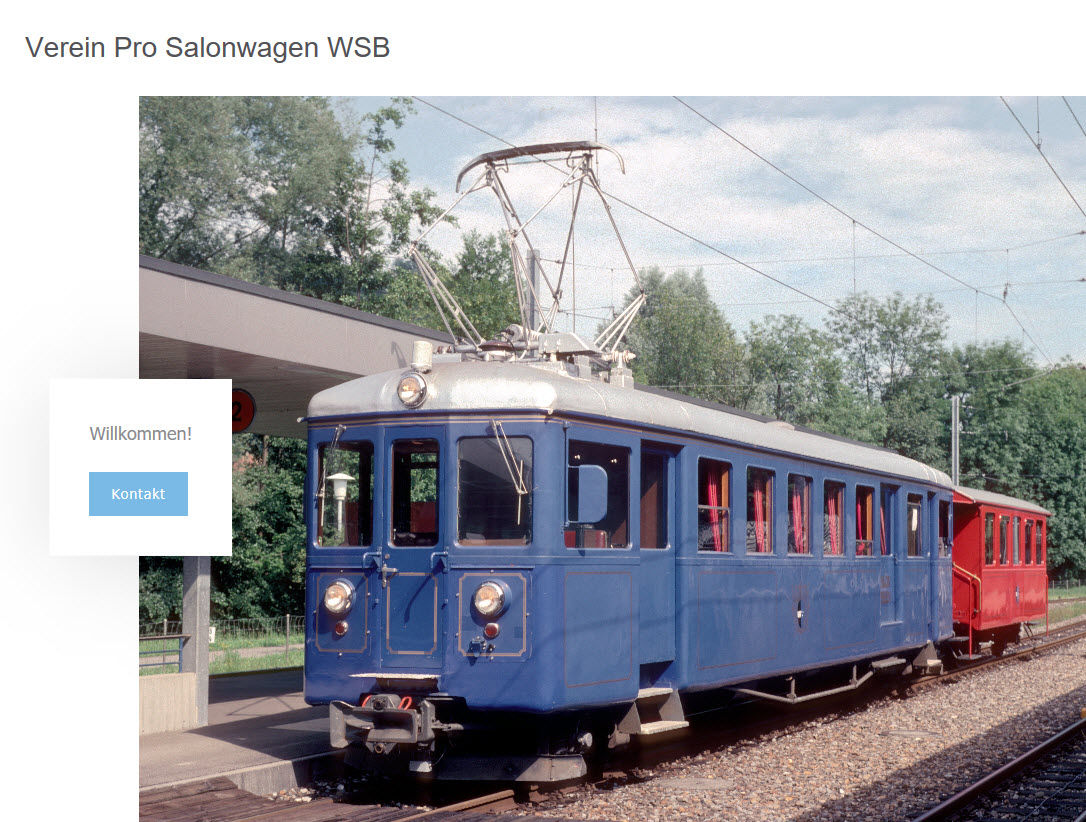 web page verein pro salonwagen wsb