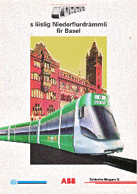 Basel Cobra tram brochure front
