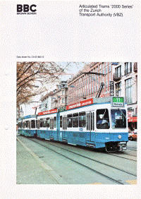 BBC Tram 2000 brochure page 1