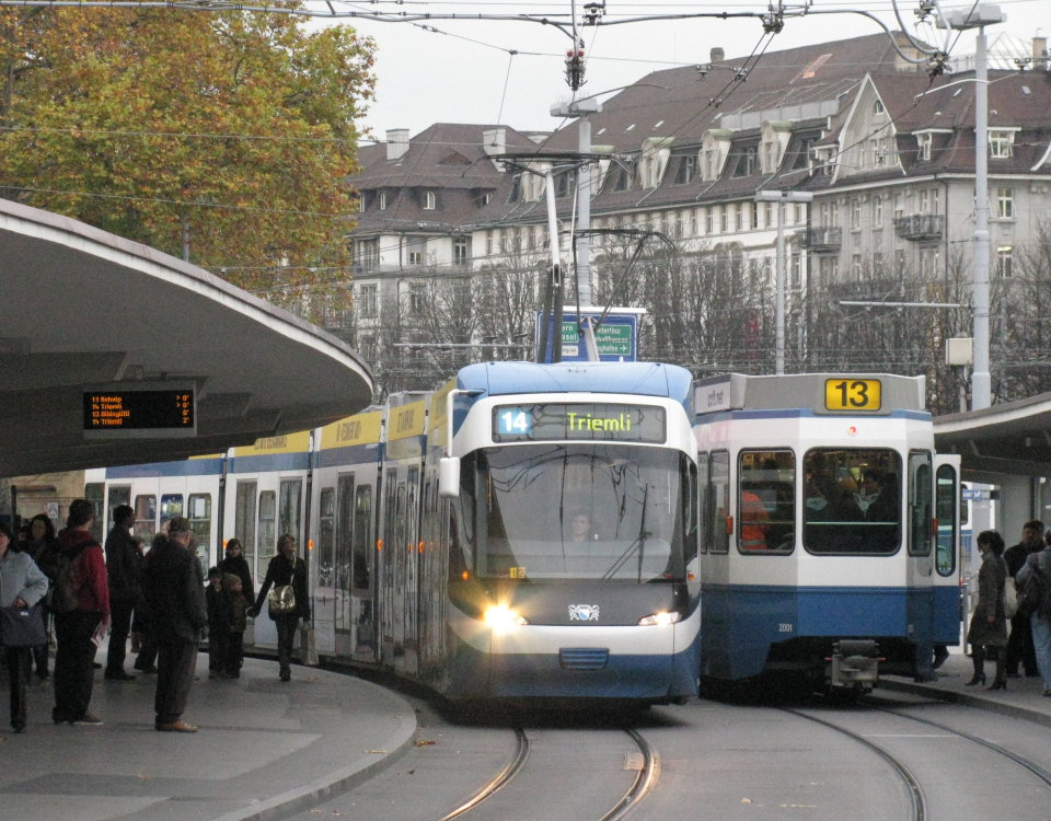 Cobra tram on Bahnhofquai