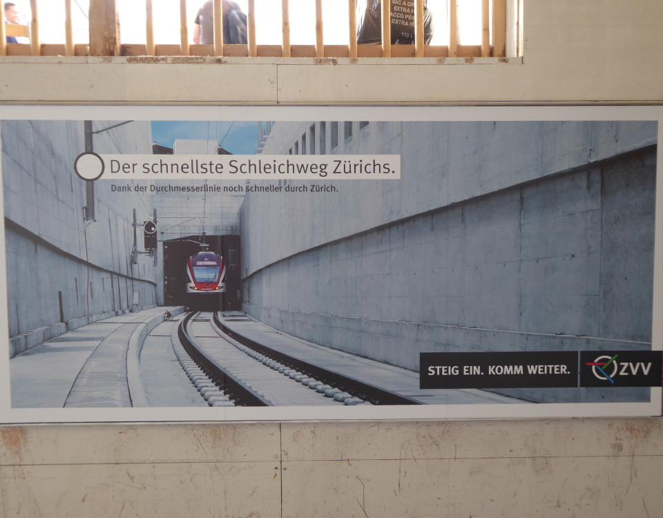 Durchmesserlinie poster Oerlikon