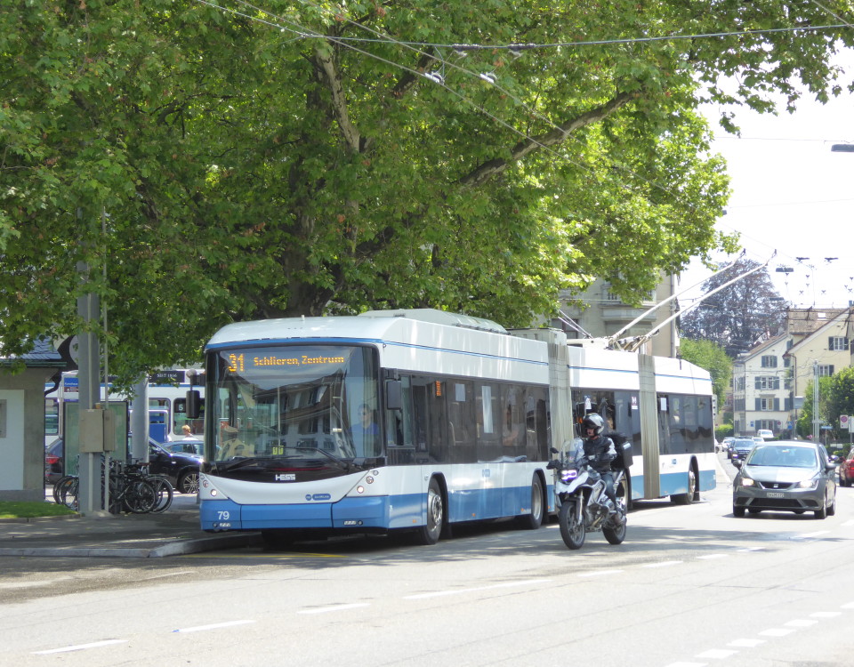 Trolleybus Kunsthaus Heimplatz