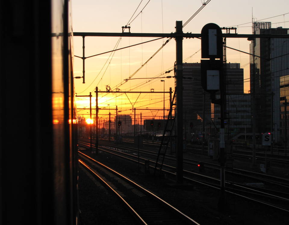 Eyjafjallajokull and night train Amsterdam