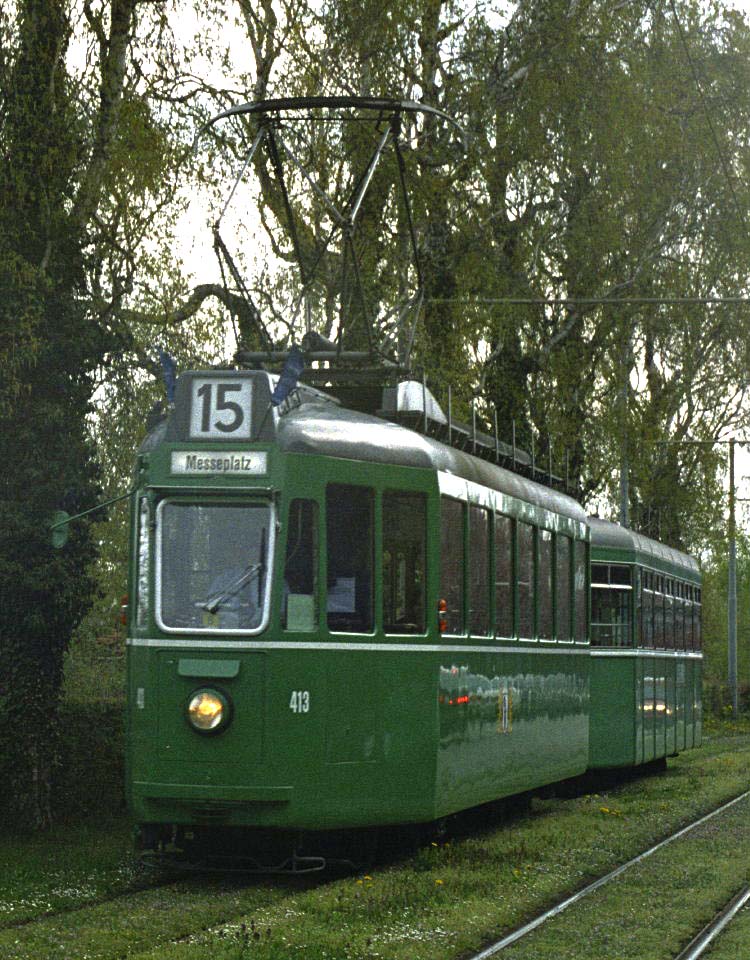 Swiss standard tram Bruderholz