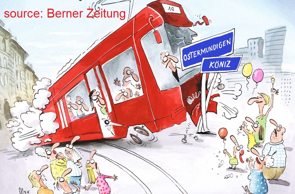 tram region bern cartoon