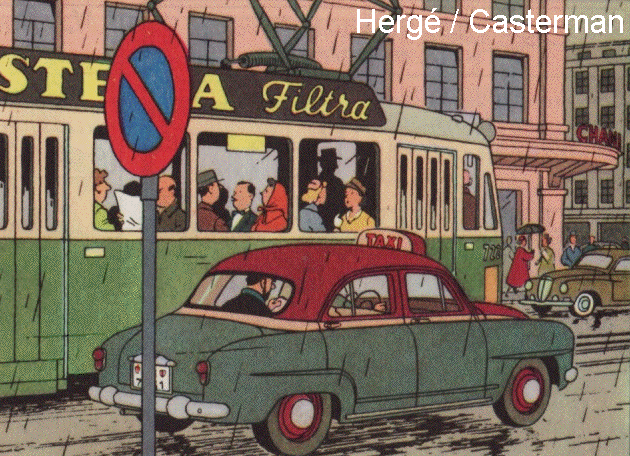 Geneva Standard Tram Tintin Calculus Affair
