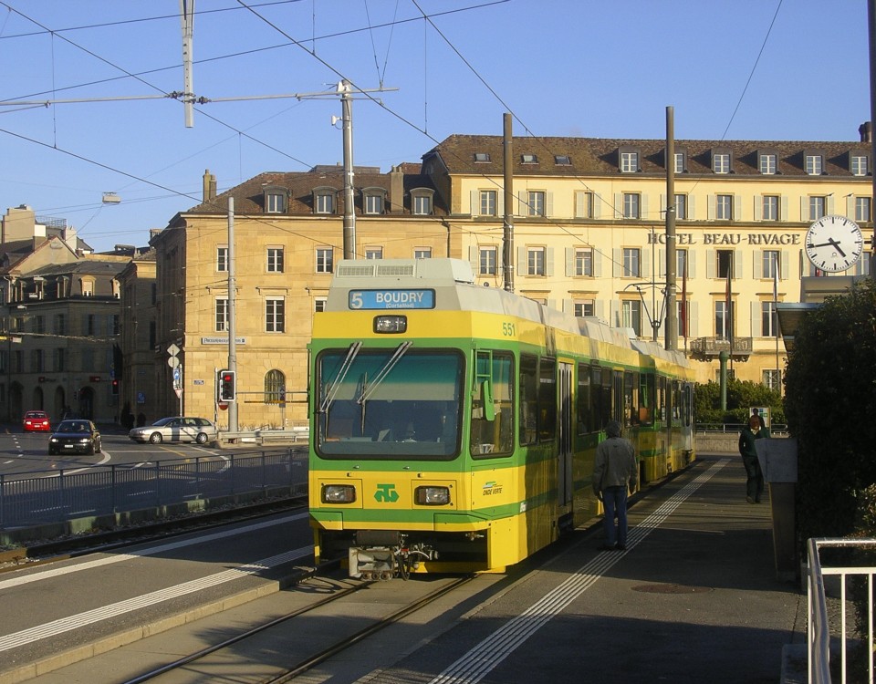 neuchatel littorail tram
