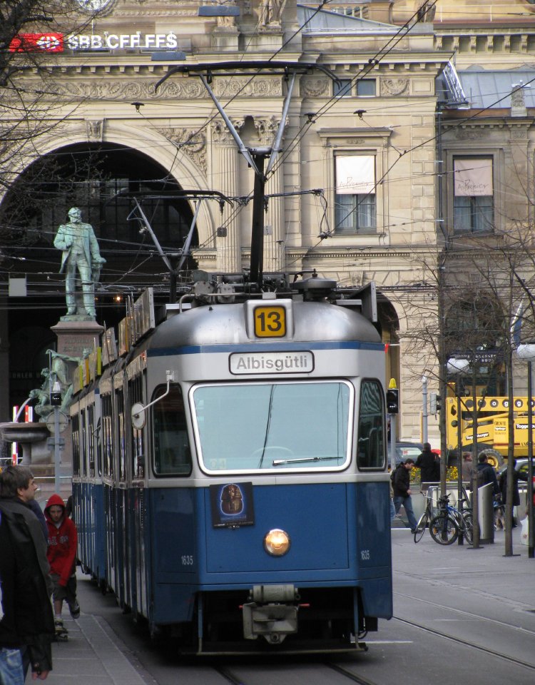 Mirage tram Bahnhofstrasse
