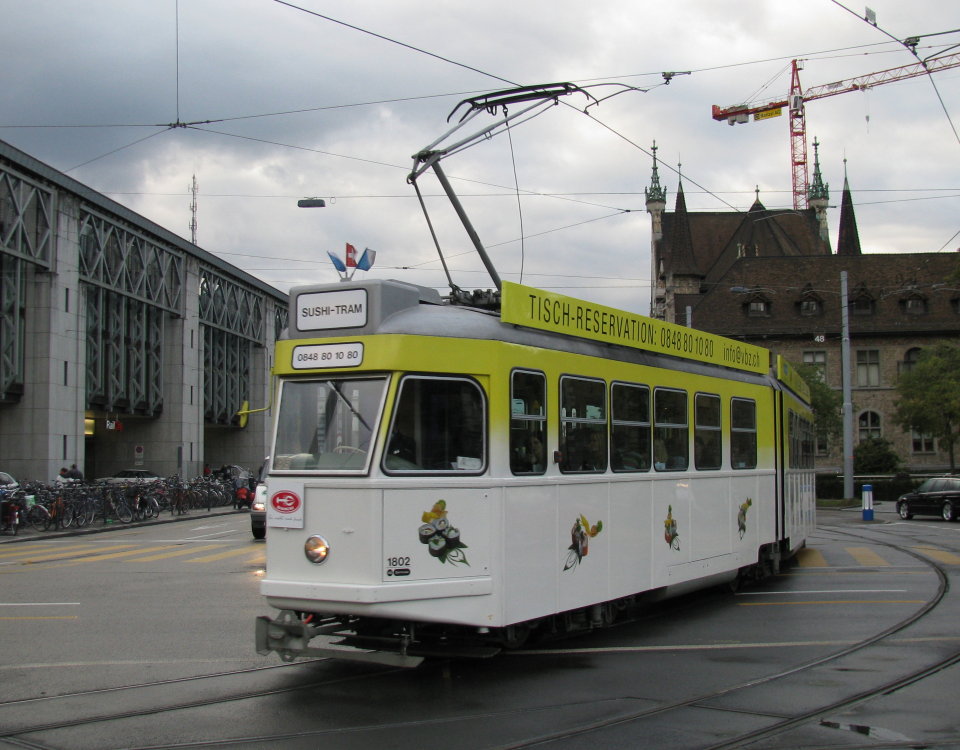 zurich restaurant tram 1802