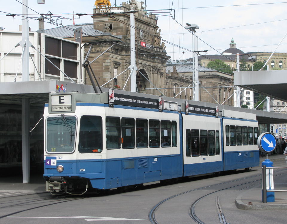 Sanfte tram Bahnhofplatz