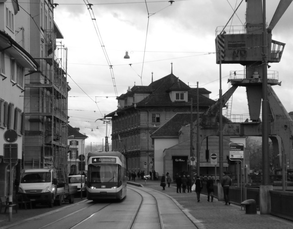 Zurich Hafenkran dock crane Limmatquai