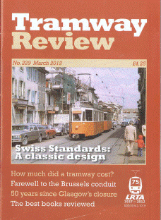 Tramway Review issue 229 with Swiss Standard Tram