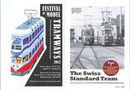 Tramway Review issue 230 with The Swiss Standard Tram page 459