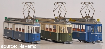 Zurich and Bern Swiss Standard Tram