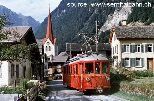 Sernftalbahn Triebwagen