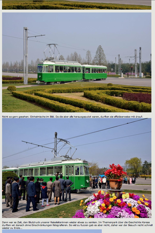 Trams in Pyongyang