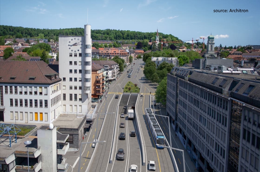 Rosengarten tunnel tram