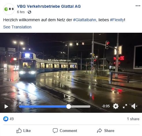 VBG facebook welcomes flexity