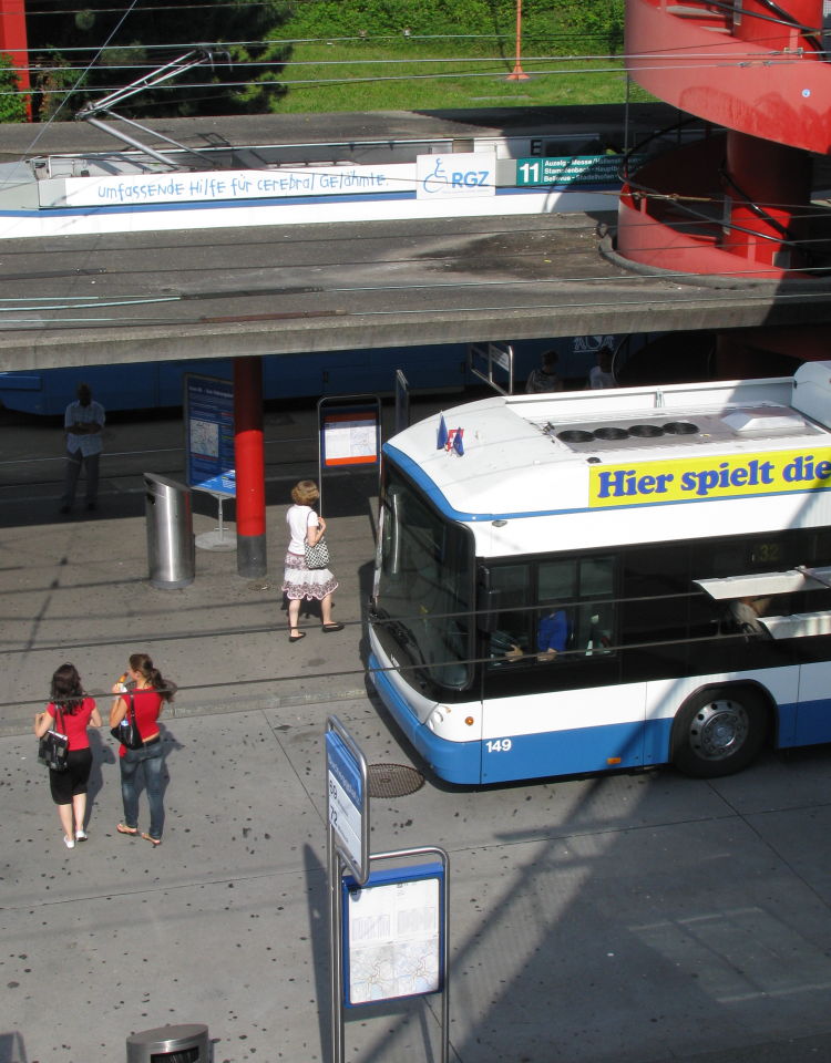 Bucheggplatz trolleybus Zurich