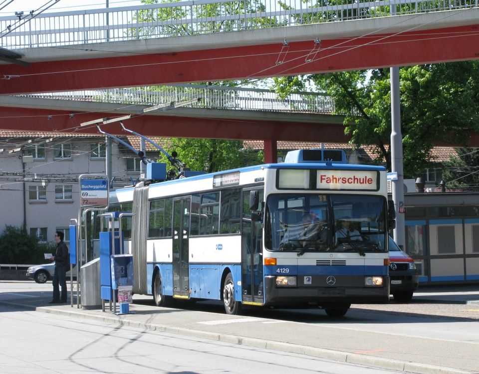 GTZ trolleybus Bucheggplatz