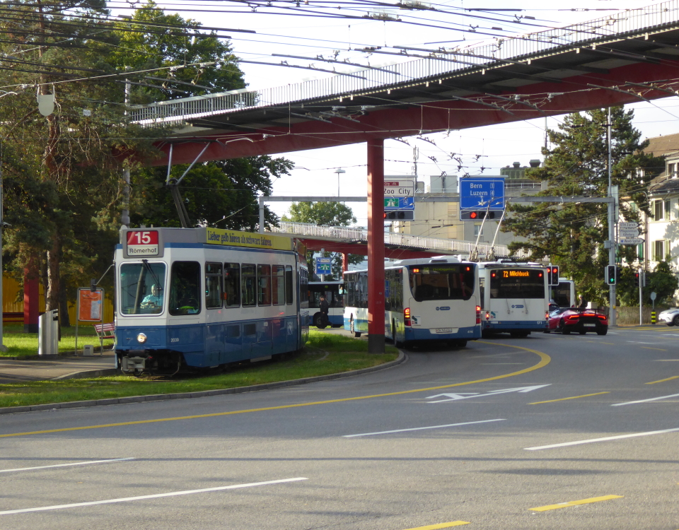 tram and trolleybus bucheggplatz